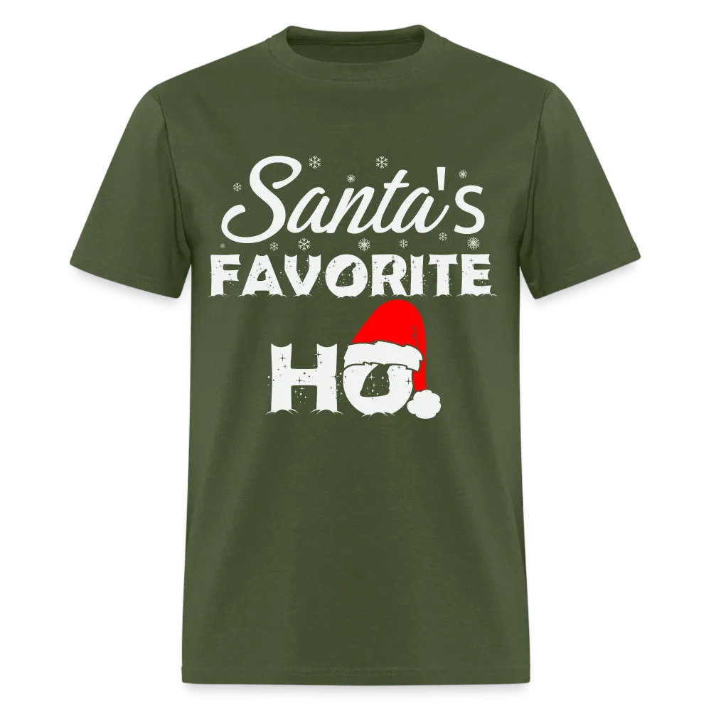 Sant's Favorite Ho - Funny Christmas T-Shirt