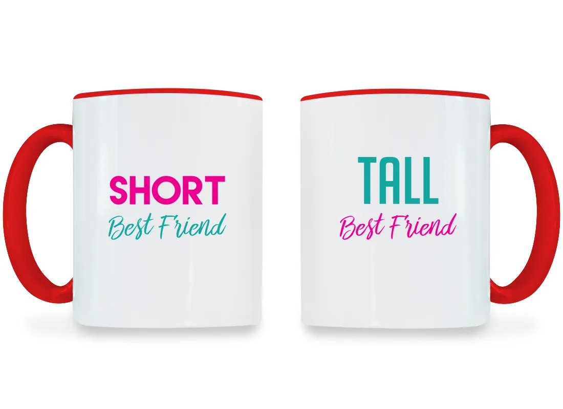 Short & Tall Best Friend - BFF Coffee Mugs