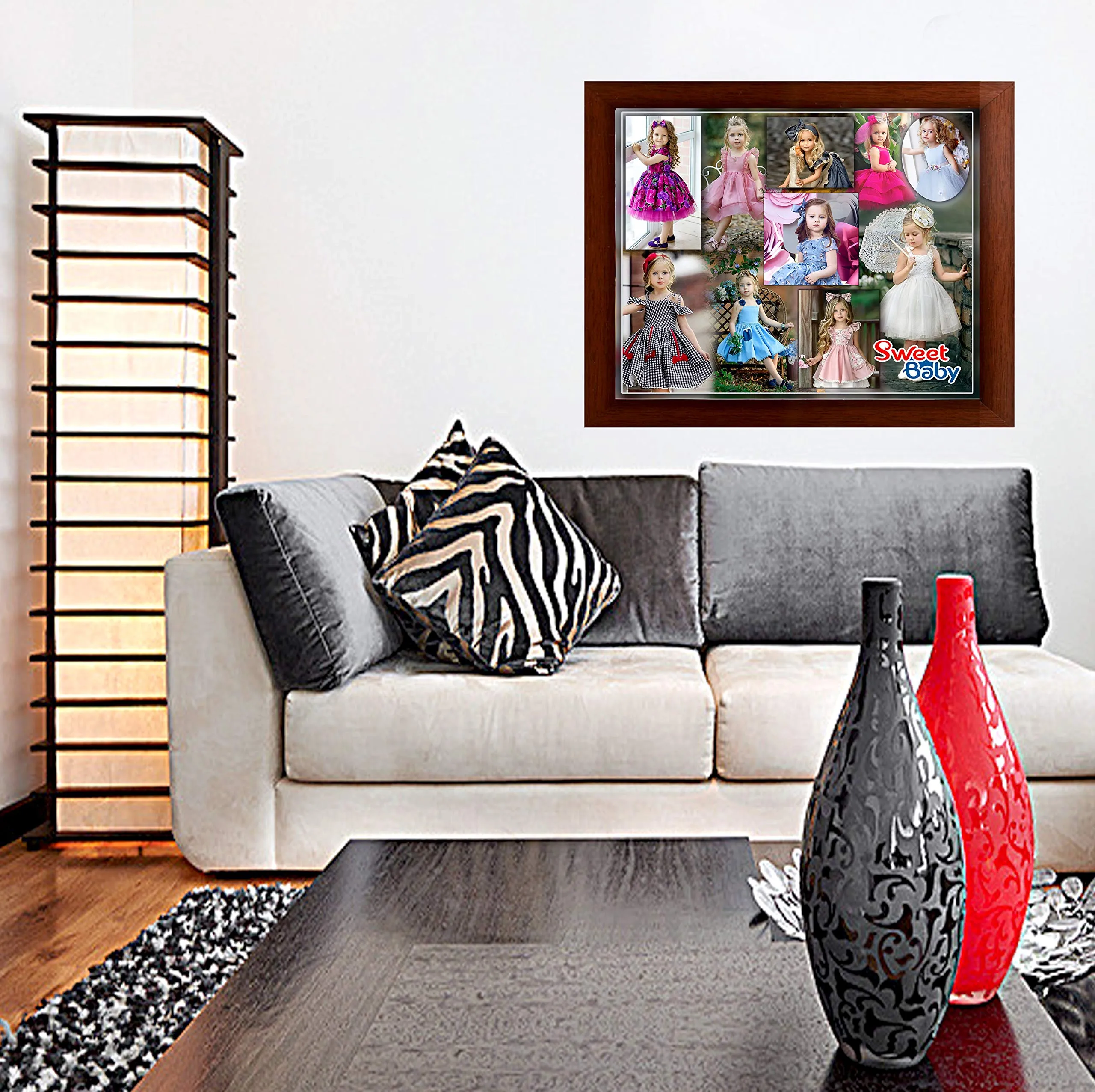 Shri Kanth Art® Personalized | Customized Photo Frames Perfect for Family Office Table Decorations and Home (Size :- 20 x 16)