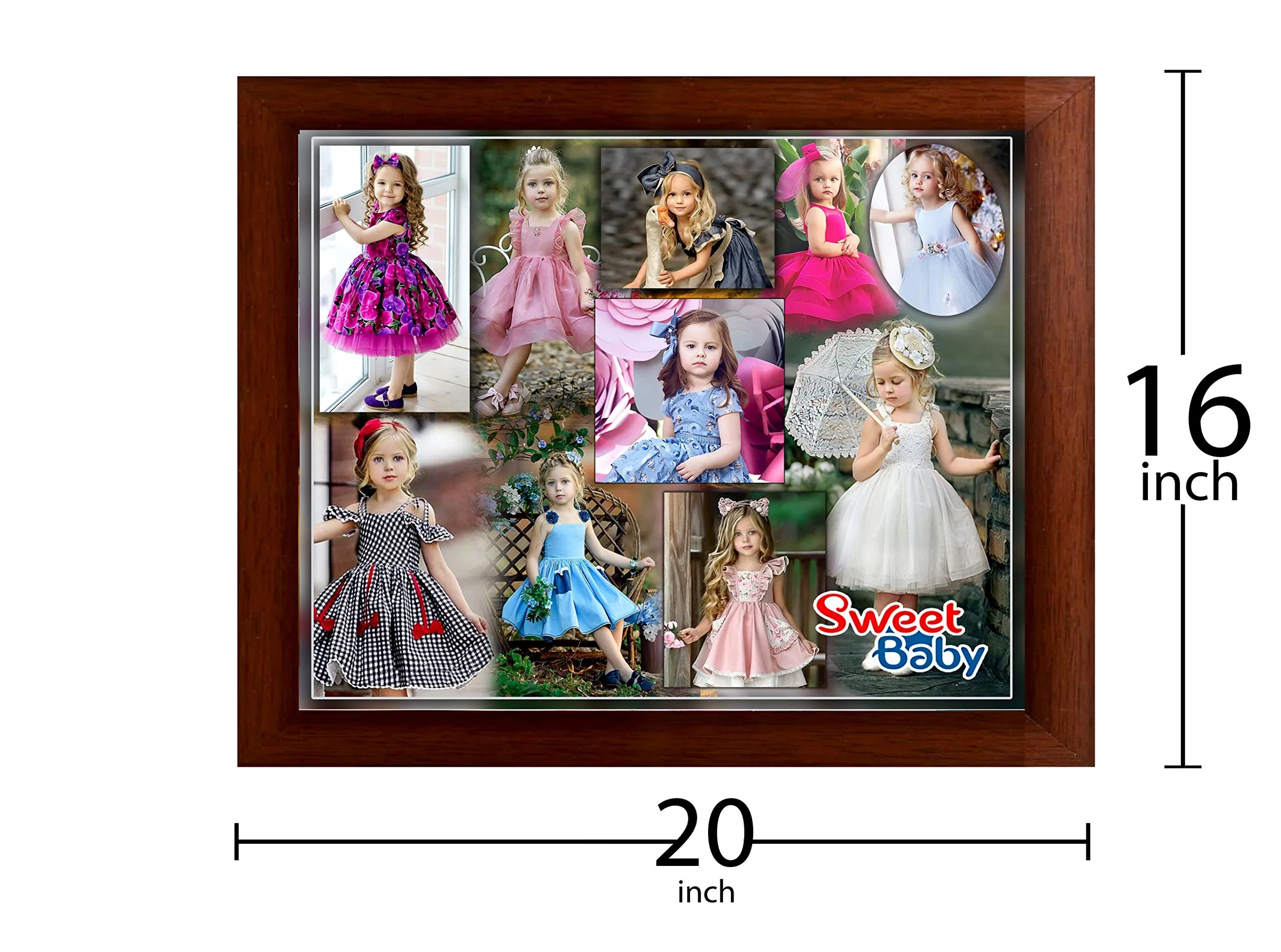 Shri Kanth Art® Personalized | Customized Photo Frames Perfect for Family Office Table Decorations and Home (Size :- 20 x 16)