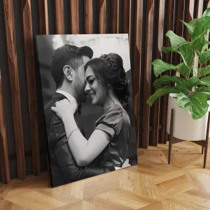 Sikhash Customized Photo Frames with Photo Upload, Canvas Wrap Wooden Framed, Picture Frame Gift, Personalised Wall Room & Home Decor Gift, Memories on Canvas (36X24 inches, Pack of 1) A83