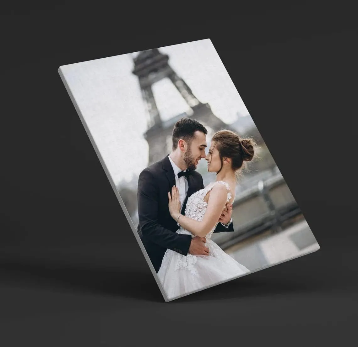 Sikhash Customized Photo Frames with Photo Upload, Canvas Wrap Wooden Framed, Picture Frame Gift, Personalised Wall Room & Home Decor Gift, Memories on Canvas (36X24 inches, Pack of 1) A83