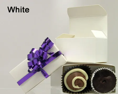 Small plain favor box chocolate filled