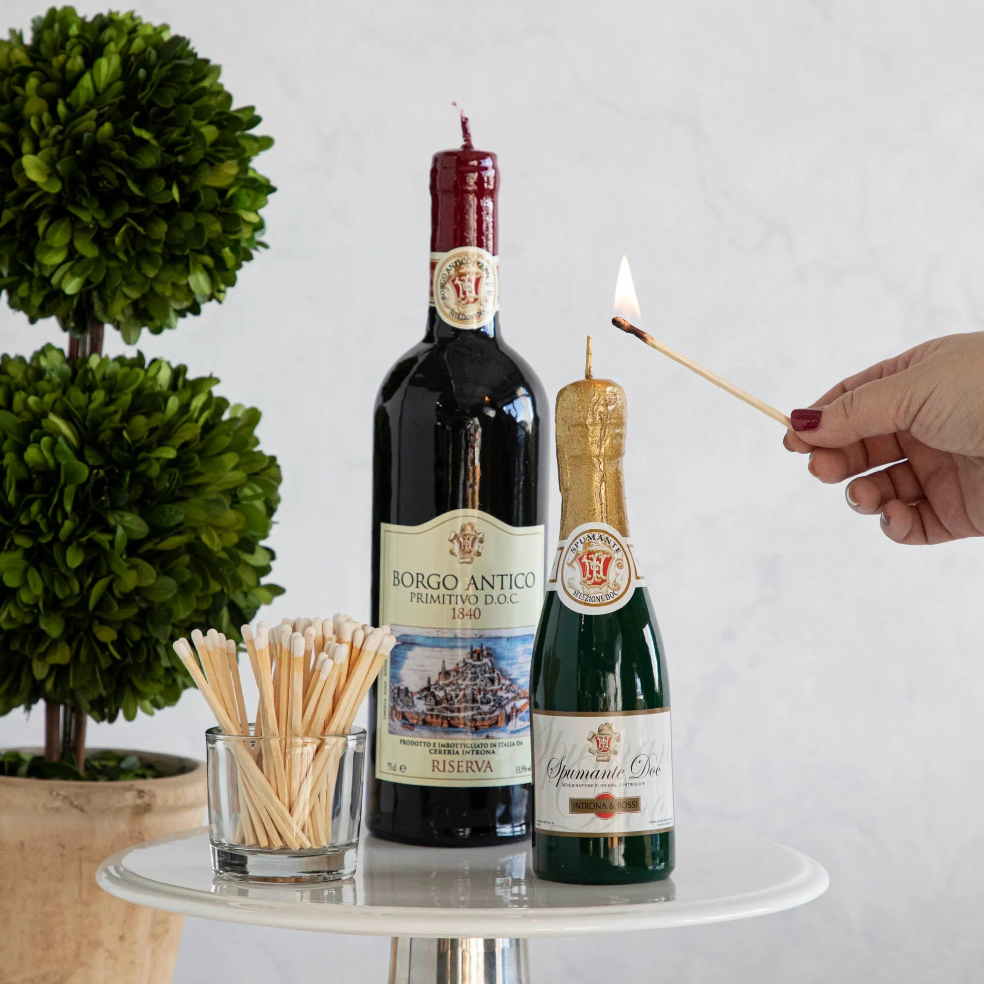 Spumante Piccola Shaped Candle