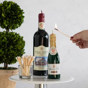 Spumante Piccola Shaped Candle