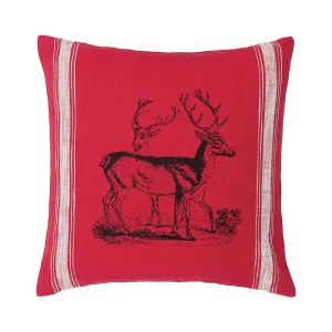 Stag Feed Sack Pillow