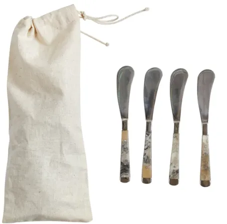 Stainless Steel Canape Knives w/ Resin handle