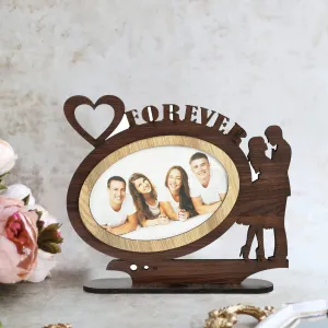 STLYZ Photo Frame Wooden Collage Photo Frame for Wall Home Decor Living Room Bedroom Office | Best Gift for Friends, Family, Birthday Gift, Valentines Day, Wedding Gift (Love Couple)