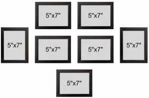 Stuthi Arts Wood Personalized, Customized Gift Best Friends Reel Photo Collage gift for Friends, BFF with Frame, Birthday Gift,Anniversary Gift Wall (Black, 7 Photo(s), 7x5-7)