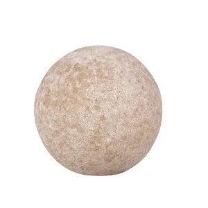 Tan Glass Frosted Ball