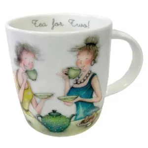 Tea for Two mug by Berni Parker