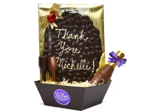 Thank You (Personalized) Chocolate Basket 1.75 lbs.