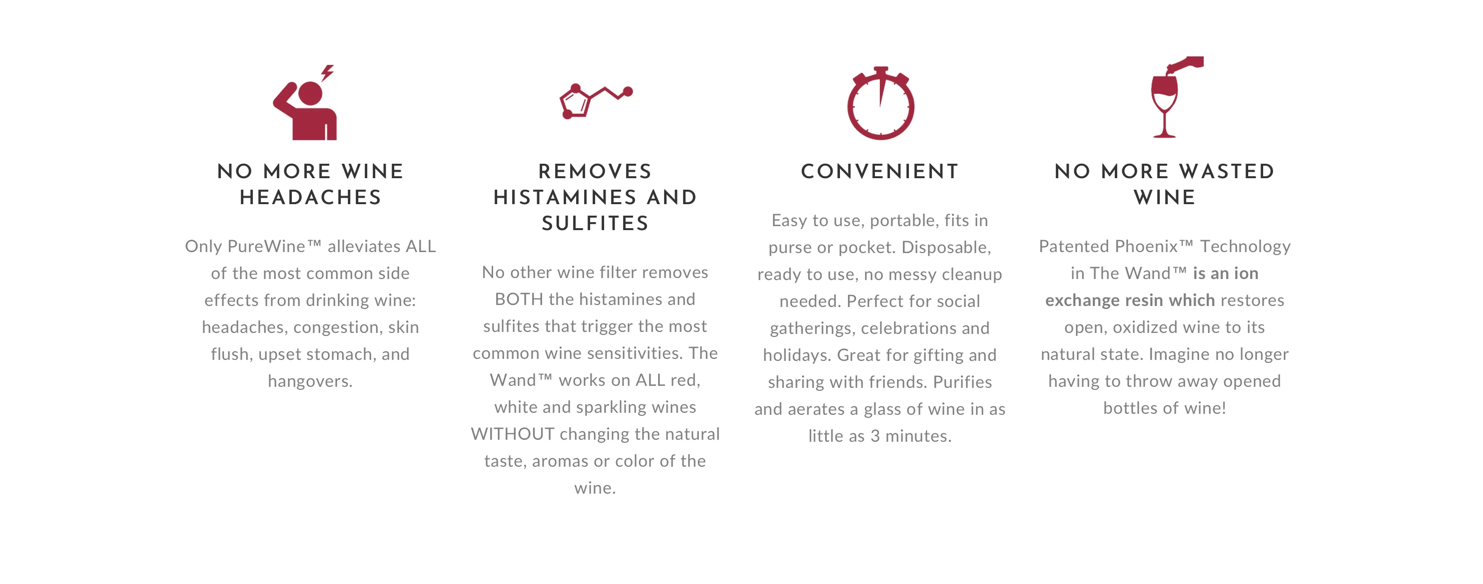 The Wave® Wine Purifier & Aerator