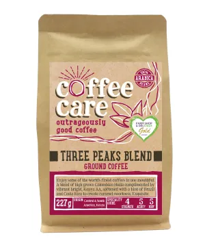 Three Peaks Blend Ground Coffee