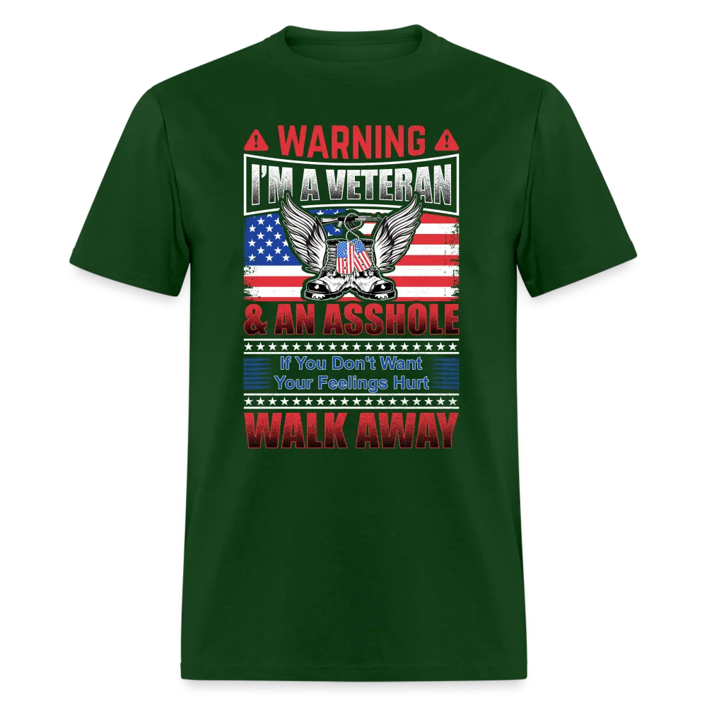 Warning I'm A Veteran T-Shirt