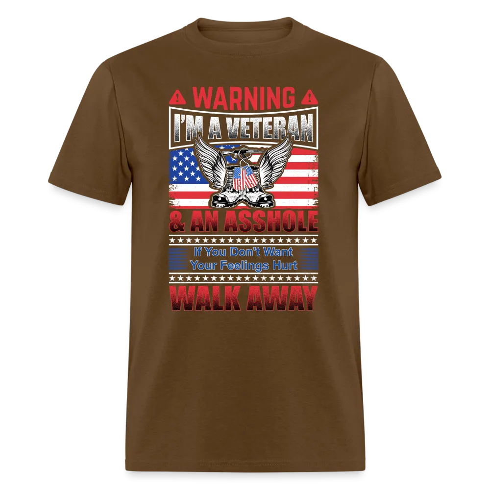 Warning I'm A Veteran T-Shirt