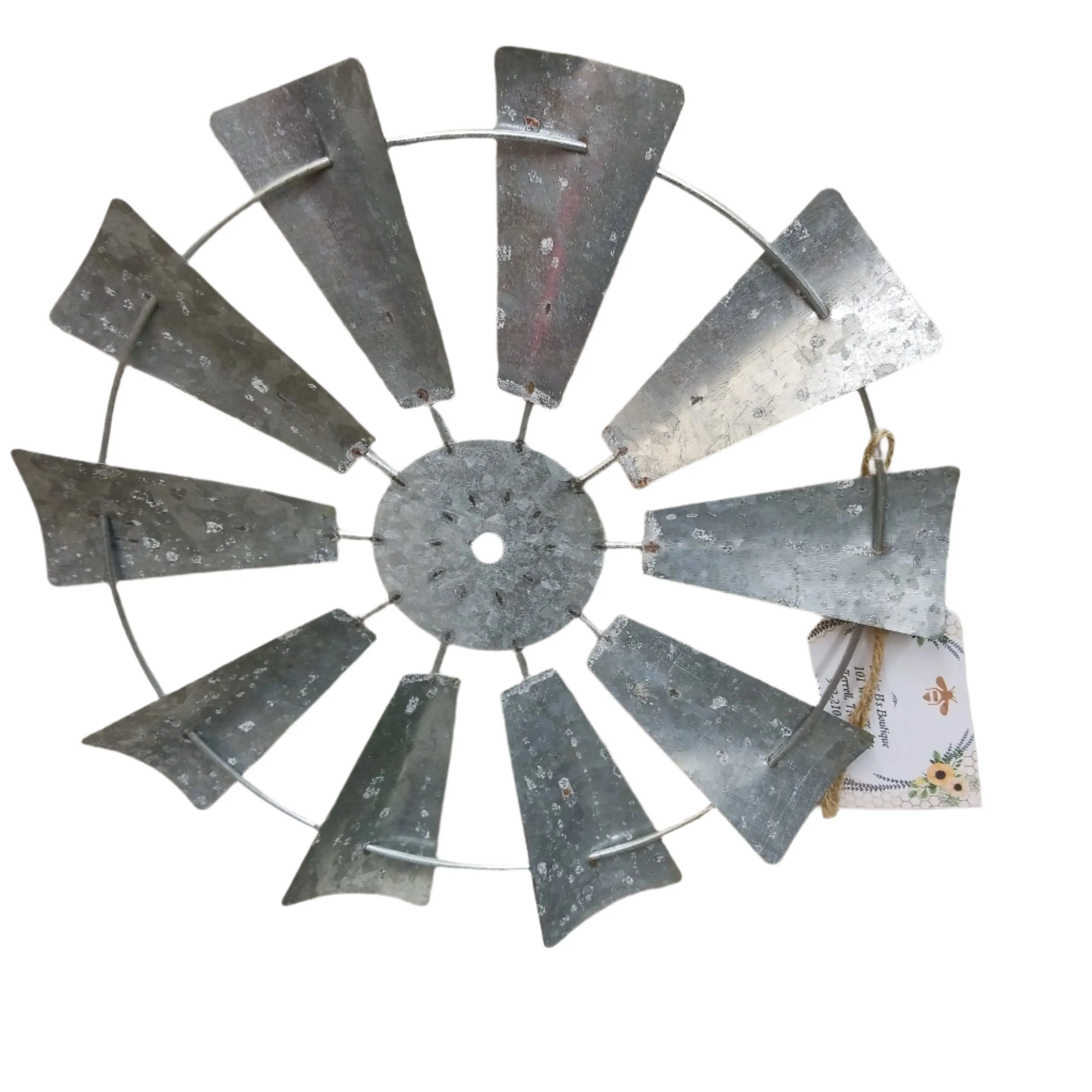 Windmill Wall Decor-Galvanized SML