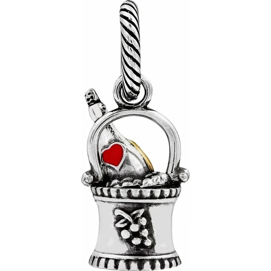 Wine O' Clock Charm