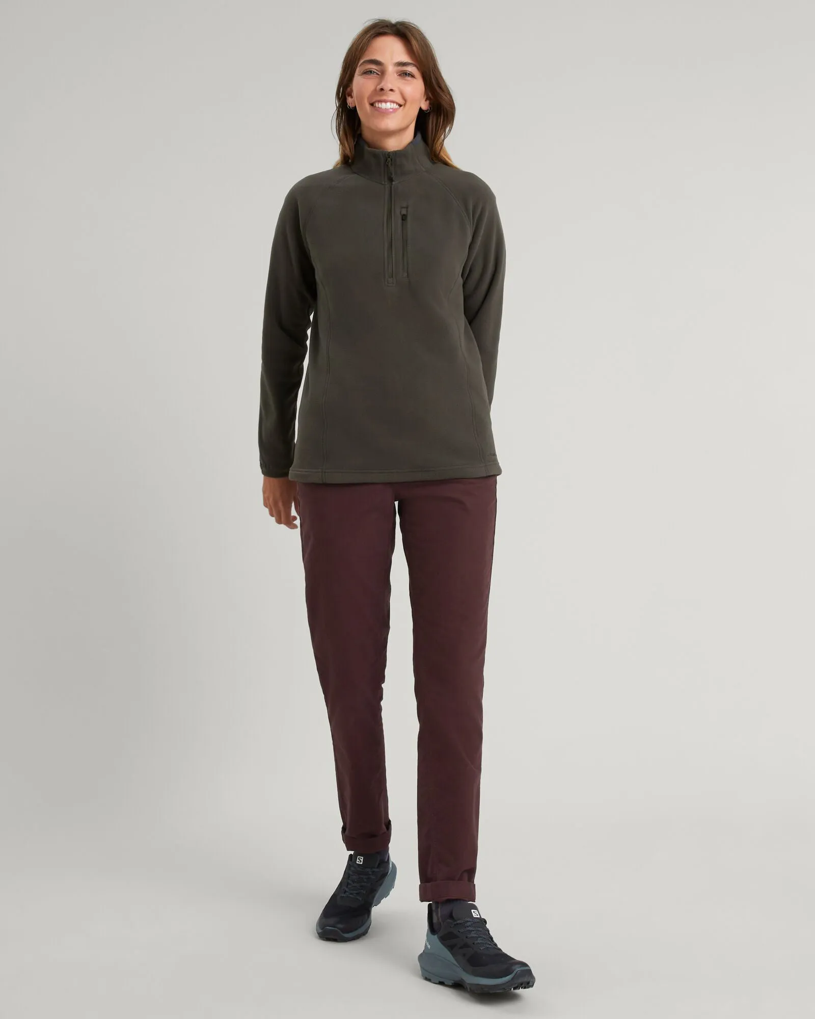 Women's Ridge 100 PrimaLoft Bio Pullover - Dark Moss