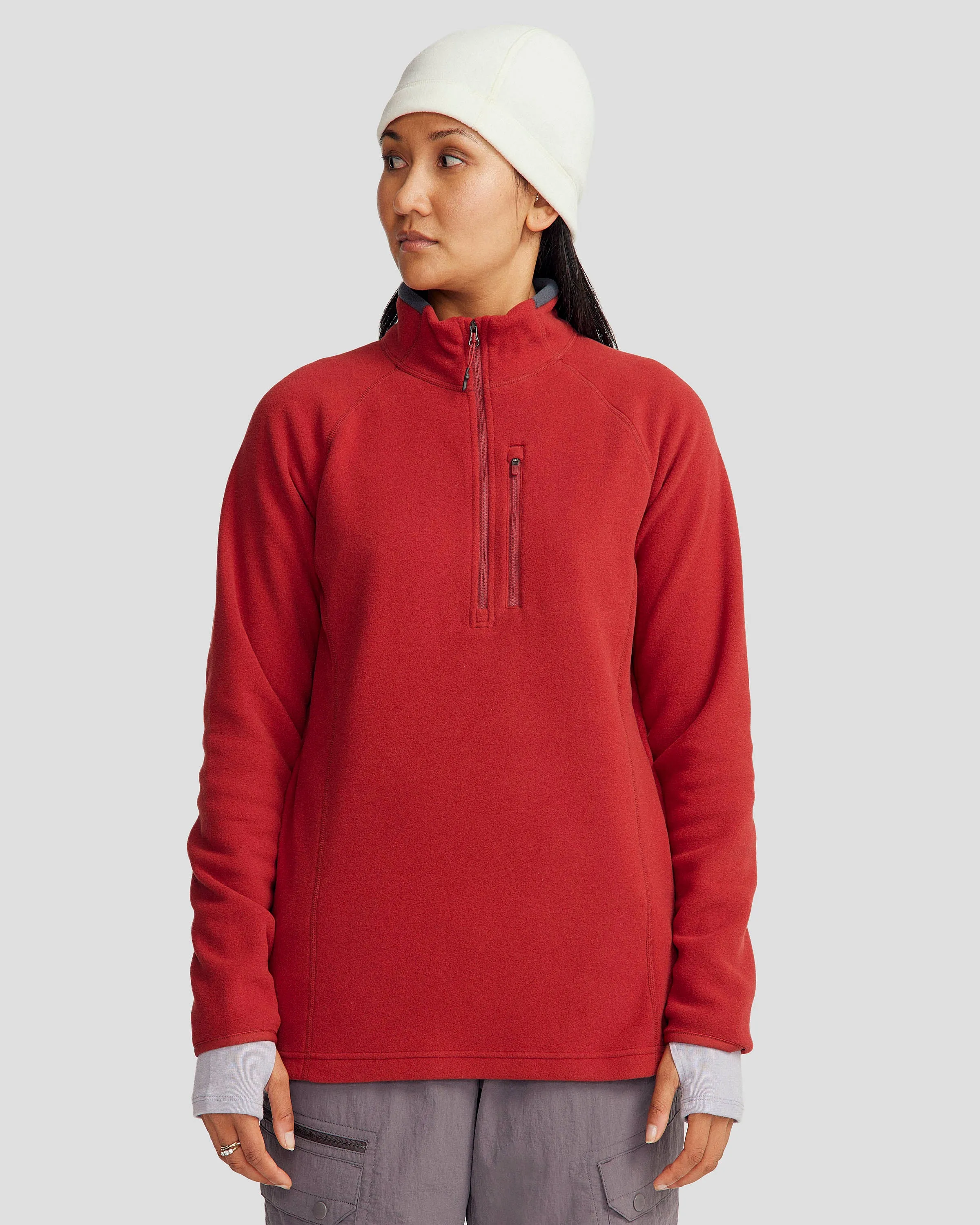 Women's Ridge 100 PrimaLoft Bio Pullover - Pinot